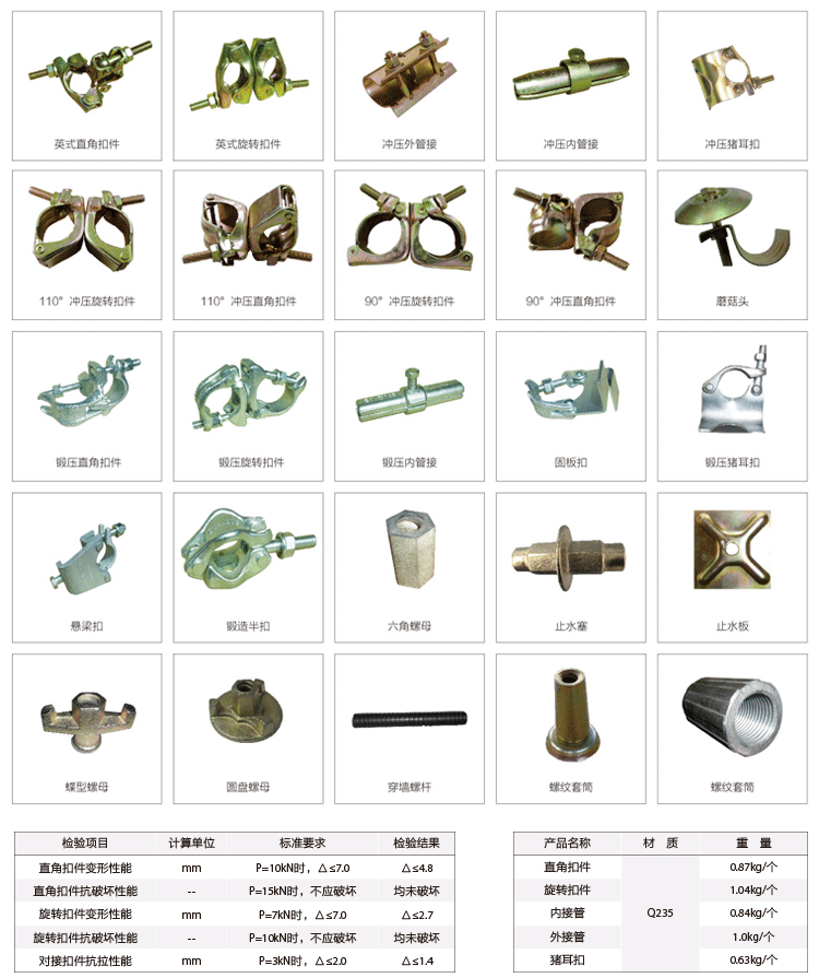 配件系列 腳手架 扣件