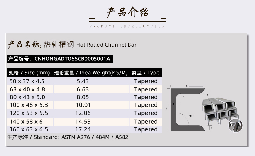 江蘇無錫供應(yīng)不銹鋼槽鋼產(chǎn)品介紹